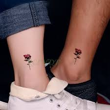 Pegatinas De Tatuaje Temporal A Prueba De Agua Tatuaje Falso De Hermosa Flor Rosa Tatuaje Flash Tatuaje De Mano Espalda Pie Brazo Para Nina Mujer Y Hombre Tattoo Y Piercing
