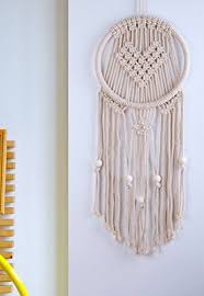 Heart Shaped Woven Macrame Wall Hanging Dream Catcher Boho Chic Bohemian Art Decor Apartment Studio Dorm Macrame Wall Hanging Dream Catcher Dream Catcher Boho