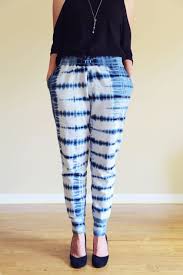 Black And Blue Tie Dye Pants Papercut Patterns Anima Pant Yes M Creative Diy Dye Clothes Clothes Dye Tie Dye Fashion