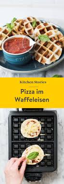 Pizza Im Waffeleisen Rezept Mit Video Kitchen Stories Rezept Fingerfood Rezepte Schnell Waffeleisen Rezept Rezepte