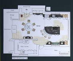 Kitchen Floor Plans Rendered Floor Plan Of The Kitchen Dining Area Showing The Final Floor Plan Design Kitchen Floor Plans Floor Plans