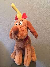 Measures 10 Quot To The Top Of His Head 15 Quot To The Top Of The Antler Pre Owned Condition Is Great Ebay Plush Animals Plush Dog Grinch Stole Christmas