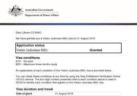 We have launched an australian visa status check service. How To Check My Australian Visa Grant Number