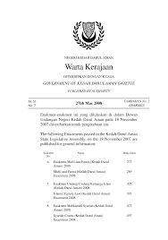 Keluarga belum putuskan mahu ambil tindakan. Https Syariah Kedah Gov My Userfiles Files Pdf Enakment Warta 20kerajaan 20negeri 20kedah 20jilid 2051 20no 207 20add 202 Pdf