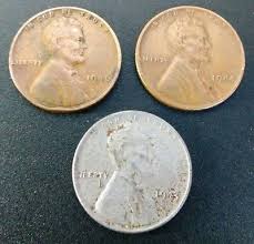 Tell us what else you do know and the antiques appraiser will be able to better assist you. 1943 1946 1944 Lincoln Cent Wheat Penny Set Includes 1943 Steel War Time Penny Penny Error Coins Valuable Pennies
