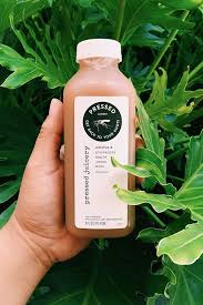 Fresh Juice Tropical Vibes Pressedjuicery Fresh Juice Lemon Mint Hydrating Drinks