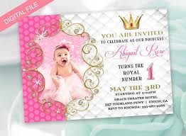 Sample Invitation Card For First Birthday Party Fairytale Party Invitation Pink Gold Princess Birthday Invitation Dig Princess Birthday Party Invitations Printable Birthday Invitations Birthday Invitations