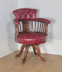 Victorian Mahogany Leather Revolving Desk Chair Antiques Atlas Most Comfortable Office Chair Antique Desk Chair Dining Room Chairs Modern