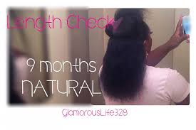 This gives you a lot of time to take care of the strands on your head before they fall out. Hair Growth Length Check 9 Months Natural Youtube