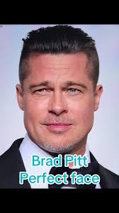 What would Brad Pitt look like if he had a golden ratio face? #bradpitt  #fyp #goldenratioface #perfectface #makeover #growup