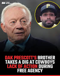Dak Prescott's Brother Criticizes Cowboys' Front Office and Jerry Jones