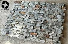 ‪[Hot Item] الطبيعية Slate Green Rusty Culture Stone للوحات الديكور الحائط‬‏