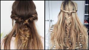 Besonders in langen, glatten haaren kommt er in halb offener form sehr schön zur geltung. Boho Halboffene Frisur Frisuren Freitag Lovethecosmetics Youtube