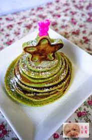 月亮番薯 圣诞的童话 六 pandan椰奶松饼 food breakfast pancakes