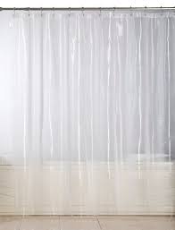 Premium 10 Gauge Heavy Duty Shower Curtain Liner 100 Water Proof Anti Bacterial And Mildew Resistant Rein Plastic Curtains Shower Curtain