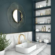 Carrelage salle de bain bleu idees desobeissant a la banalite>. Carrelage Mur Intenso Relief Bleu Lisse L 30 5 X L 56 Cm Home Chevron Leroy Merlin