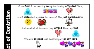 Prayers An Act Of Contrition Pdf Catholic Kids Prayers Godly Play