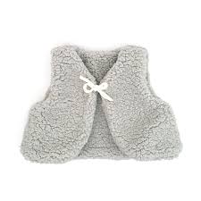 Mai comme promis, je vous ai adapté le modèle phildar : Gilet Sans Manche Bebe Gris Petit Pote Fabrication Artisanale Francaise