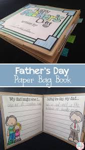 This Father S Day Paper Bag Book Is A Simple And Super Cute Gift For Dad Or Grandpa Great End Of Year Paper Bag Books Father S Day Activities Father S Day Diy