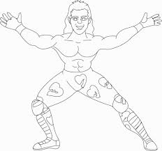 Wwe Wrestling Coloring Pages