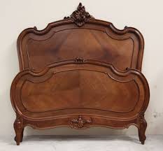 Bookmatched Antique Bed Full Queen Size French Louis Xv Carved Antique Beds Antiques Antique Chinese Furniture