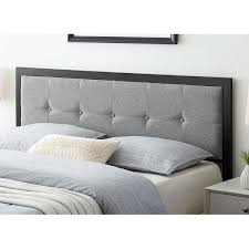 Wallace & bay james silver gray button tufted panel bed. Waldorf Modern Light Grey Fabric Button Tufted Upholstered Twin Size Metal Headboard Overstock 31717194