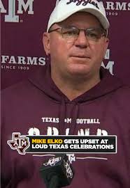 Mike Elko Celebrates Marcel Reed