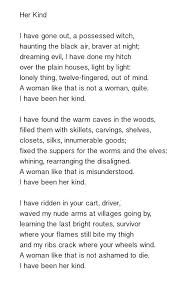 Her Kind Anne Sexton Poetic Words Poetry Words Anne Sexton