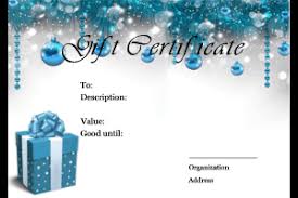 Editable certificate templates ready for you to download and customize for any occasion. Christmas Gift Certificate Templates