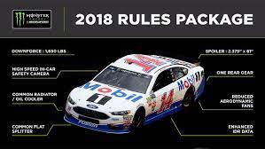 The cars in the xfinity series are slightly less powerful and slightly slower than those in cup, but they can still produce about 750 horsepower, so they are still powerful cars. Rules Package For 2018 Set For Monster Energy Series Nascar Com