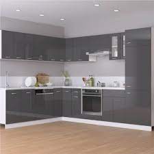 Get a compatible apk for pc. Kitchen Cabinet High Gloss Grey 60x57x207 Cm Chipboard