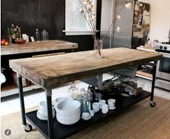 Shop Table Island Industrial Kitchen Island Kitchen Design Industrial Kitchen Design
