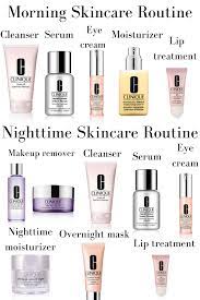 Morning And Nighttime Skincare Routine Using All Clinique Products Skincareroutineproducts Top Skin Care Products Skin Care Routine 30s Nighttime Skincare
