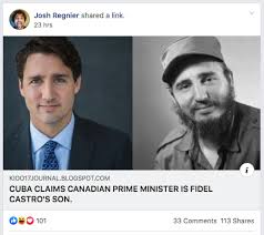 Visit to cuba strained relations with washington; Craig Silverman Sur Twitter A False Story About Justin Trudeau Being Fidel Castro S Son Is Spreading In Canadian Yellow Vest And Right Wing Facebook Groups Story Is Hosted On A Blogspot And