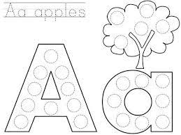 Perfect for use with bingo daubers. Bingo Dauber Abcs Do A Dot Alphabet Coloring Pages Bingo Dauber