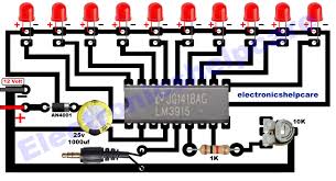 You just need to connect positive terminal of led with the one end of resistor and then connect another end of resistor. Led Music Level Indicator Circuit Diagram Electronics Help Care
