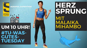 The following year, she competed at the world junior championship as well. Malaika Mihambo Herzsprung Ladt Ein Tu Was Gutes Tuesday Youtube