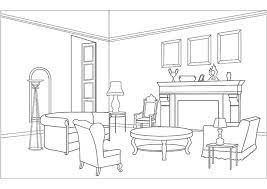 Innovation with house coloring pages for preschoolers: Living Room Coloring Pages Download And Print For Free House Colouring Pages Rooms Home Decor Purple Living Room
