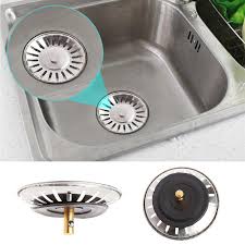 Double space saving bowl kitchen sink waste kits which come brand new in their original packaging. Kitchen Stainless Steel Basin Drain Dopant Sink Strainer Basket Waste Filter Buy At A Low Prices On Joom E Commerce Platform