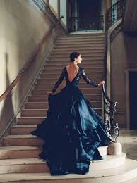 Beautiful Black And Blue Wedding Dresses Spring 2016 Wedding Dress Inspiration Sareh Nouri Wedding Sparrow Best Wedding Blog Weddin Black Wedding Dresses Bridal Gowns Wedding Dress Inspiration