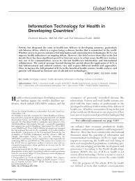 Get the latest article about ubisoft novaskin article allintextphp here on nissan2021.com. Pdf Information Technology For Health In Developing Countries