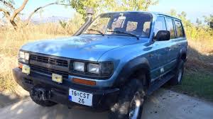 Originally designed as a light military utility vehicle, subsequent redesigns throughout the 1950s saw the toyota. Satilik 1991 Model Toyota Land Cruiser Fj80l Mavi Youtube
