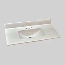 It is a really easy process and is simple enough that virtually any do. The Marble Factory Bathroom Vanity Top Single Center Sink 37 In X 22 In White Engineered Marble Rona