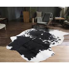Black White And Brown Rug High Quality 100 Argentinean Natural Cow Hide White Black 5 X 7 In 2020 Cow Hide Rug White Area Rug Cow Hide