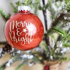 Download Diy Christmas Ornaments With Cricut Glitter Paint More Daydream Into Reality