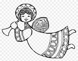 100% free christmas coloring pages. Christmas Coloring Pages Angels 2 With How To Draw Christmas Angels Clipart Black And White Hd Png Download 1280x934 10977 Pngfind