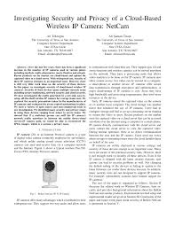 Berikut adalah perkongsian cara semak saman dan cara pembayaran bagi saman yang masih berikut adalah cara semak saman trafik, jabatan pengangkutan jalan (jpj) dan automated enforcement system (aes) yang mudah dan pantas. Pdf Investigating Security And Privacy Of A Cloud Based Wireless Ip Camera Netcam
