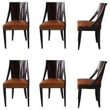 Set Of Six French Art Deco Dining Chairs By Christian Krass Art Deco Dining Chair French Art Deco Dining Chairs