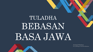 100%(1)100% found this document useful (1 vote). Contoh Bebasan Dalam Bahasa Jawa Sehari Hari
