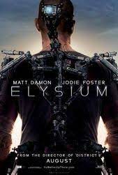 Elysium Poster 24inx36in Poster Matt Damon Jodie Foster Sci Fi Films